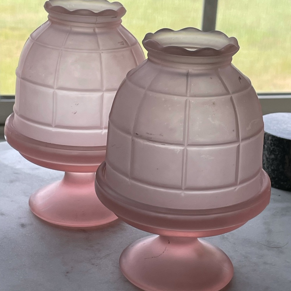 Frosted Pink Fairy lamps